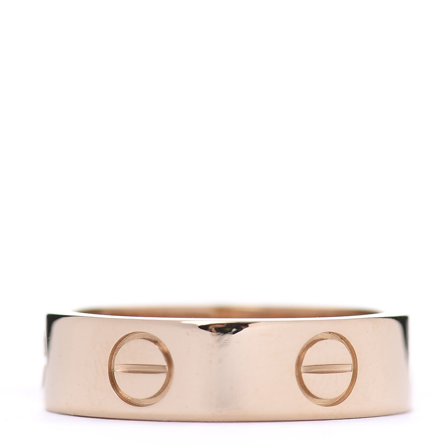 Cartier 18K Yellow Gold 5.5mm LOVE Ring 56 7.5 3 of 6