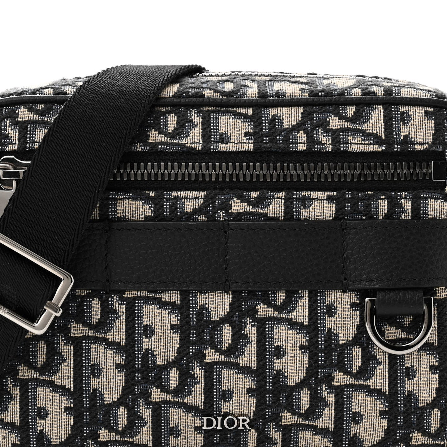 HOMME Oblique Mini Safari Messenger Navy Blue