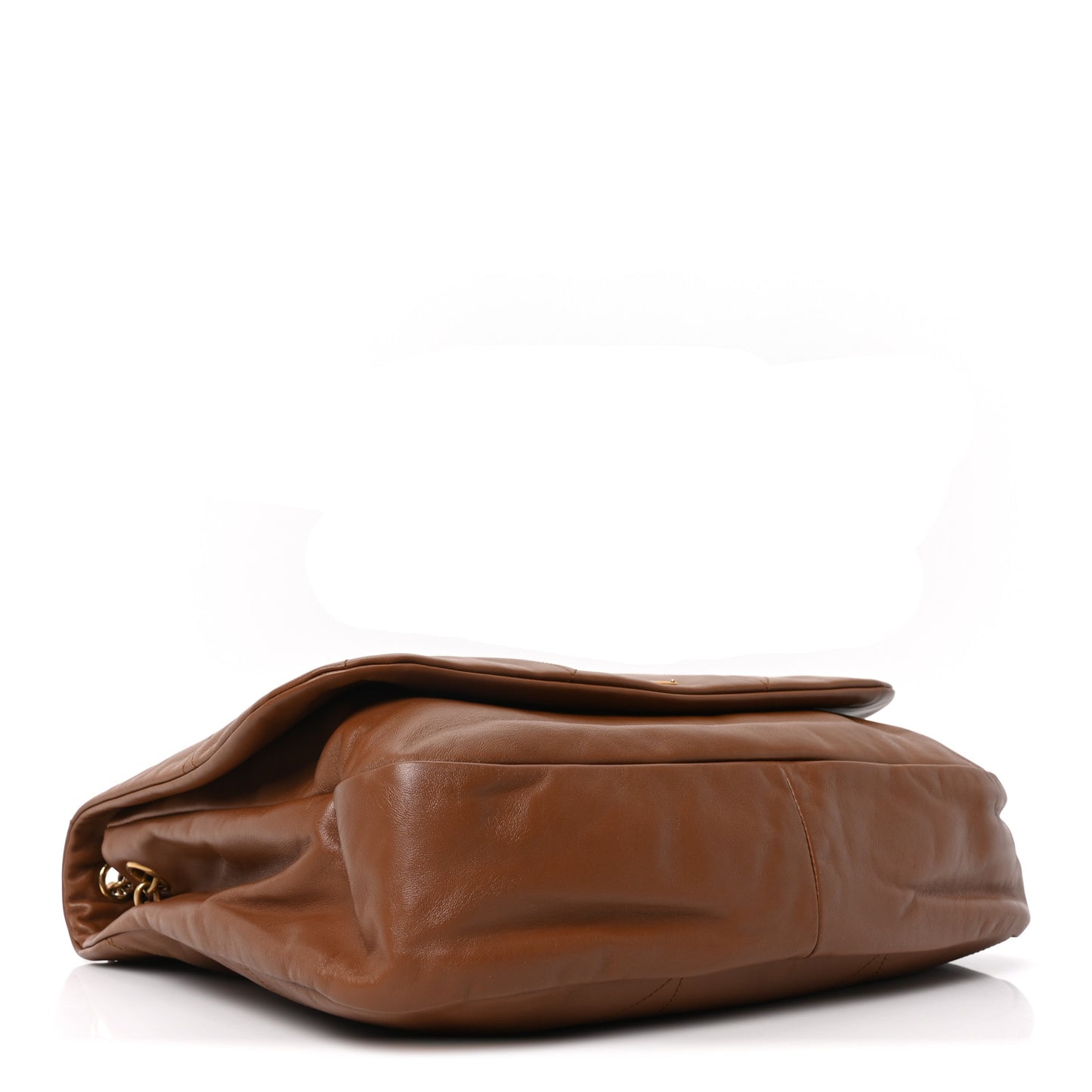 Lambskin Matelasse Monogram Large Jamie 4.3 Light Fox
