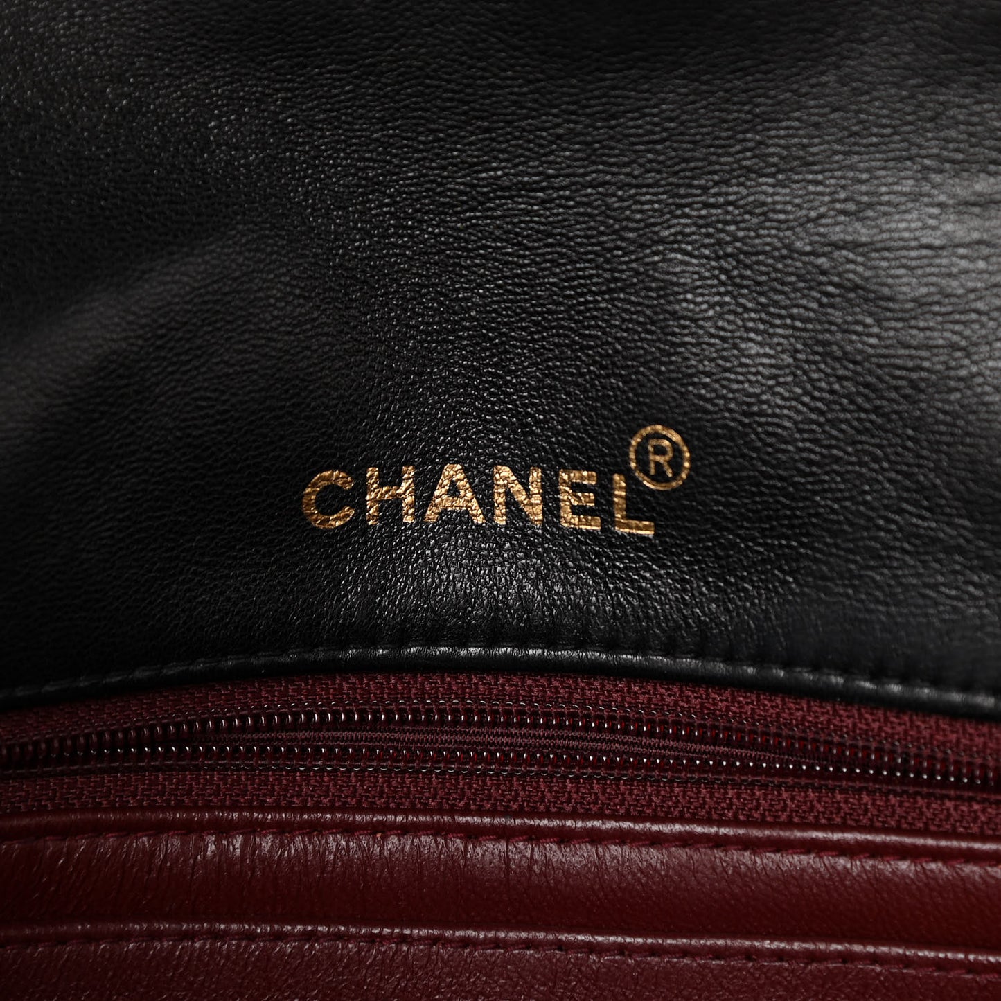 Lambskin Quilted Medium Single Flap Black