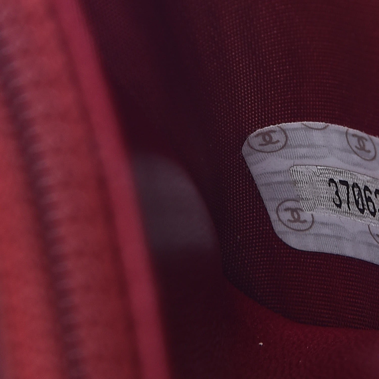 Chanel Caviar Timeless CC Wallet On Chain WOC Red 8 of 12