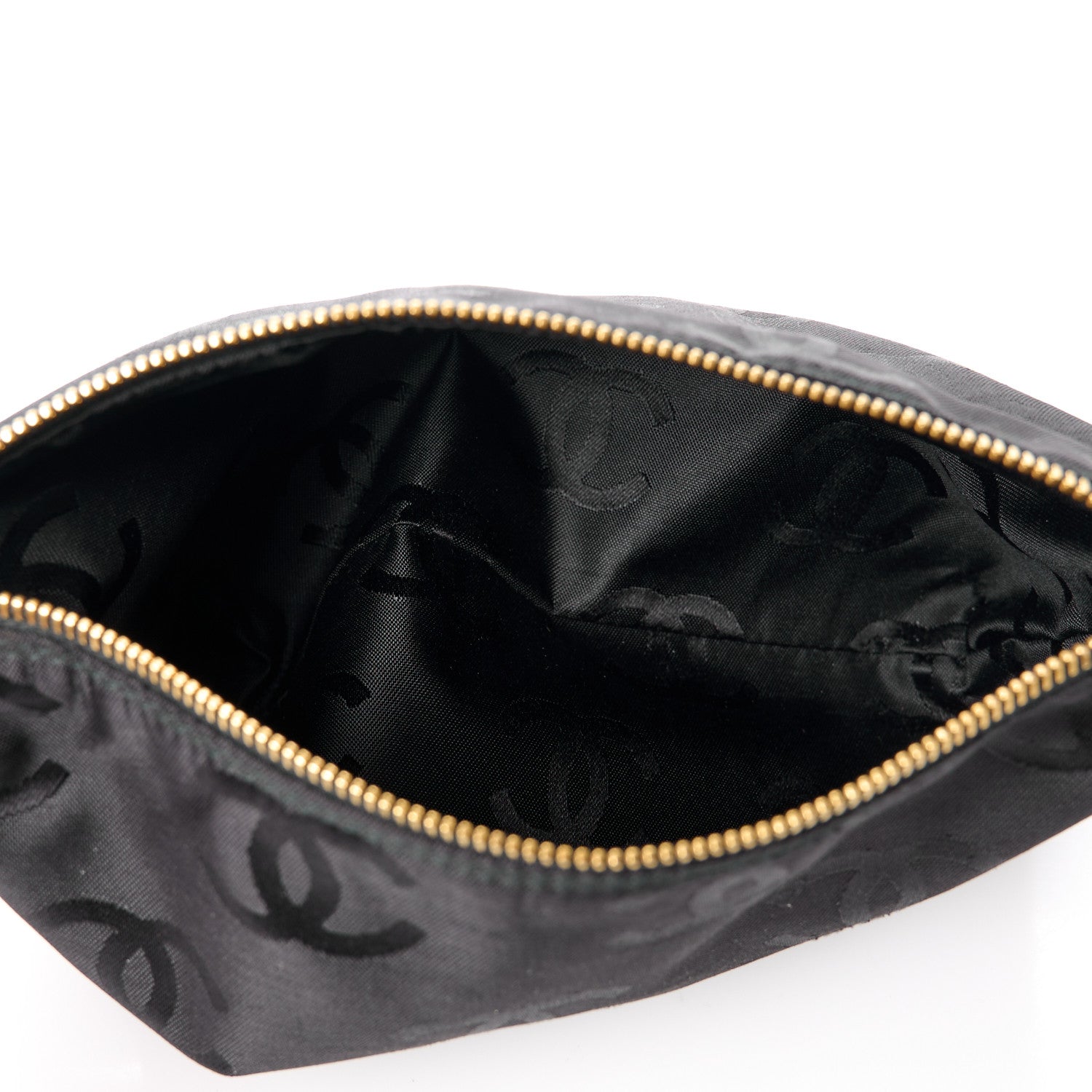 Chanel Lambskin Chevron Quilted Camera Case Black 10 of 15
