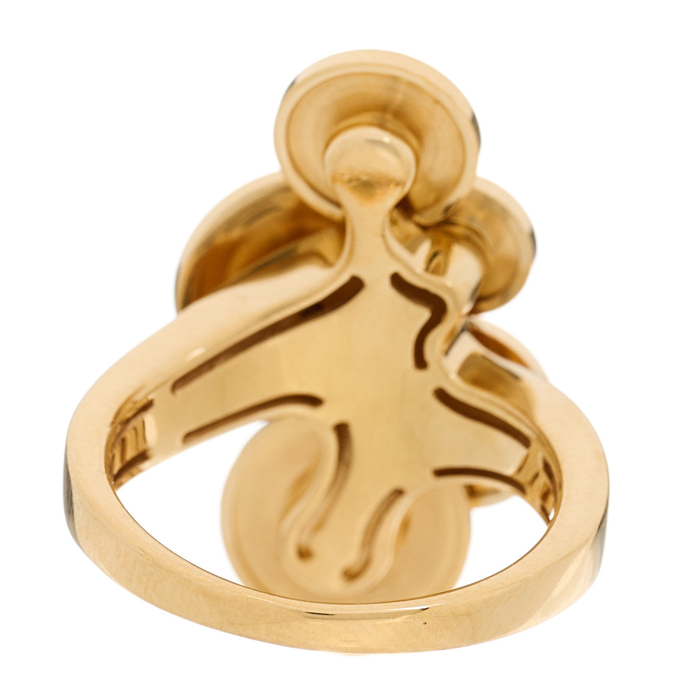 Bulgari 18K Yellow Gold Cicladi Ring 52 6 3 of 5