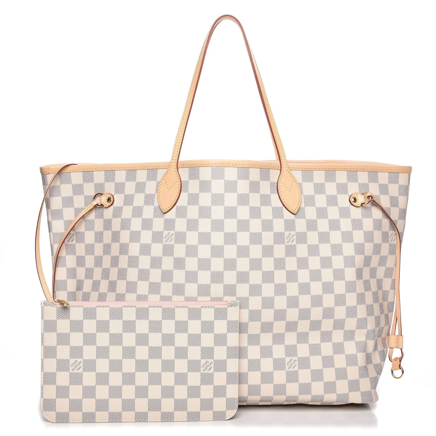 Damier Azur Neo Neverfull GM Rose Ballerine
