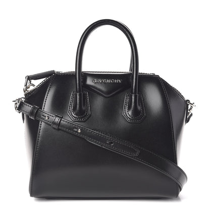 Givenchy Shiny Lord Calfskin Mini Antigona Black 1 of 10