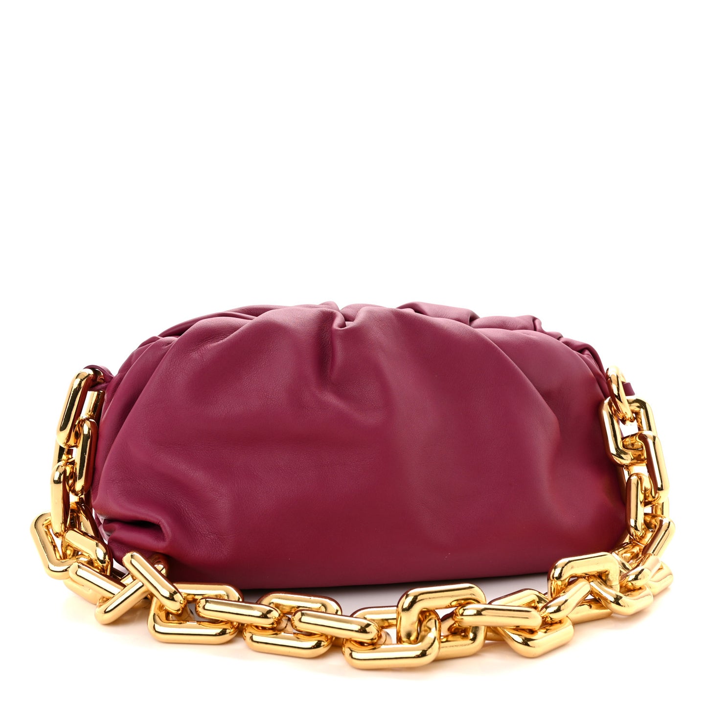 Calfskin The Pouch Chain Cinnabar