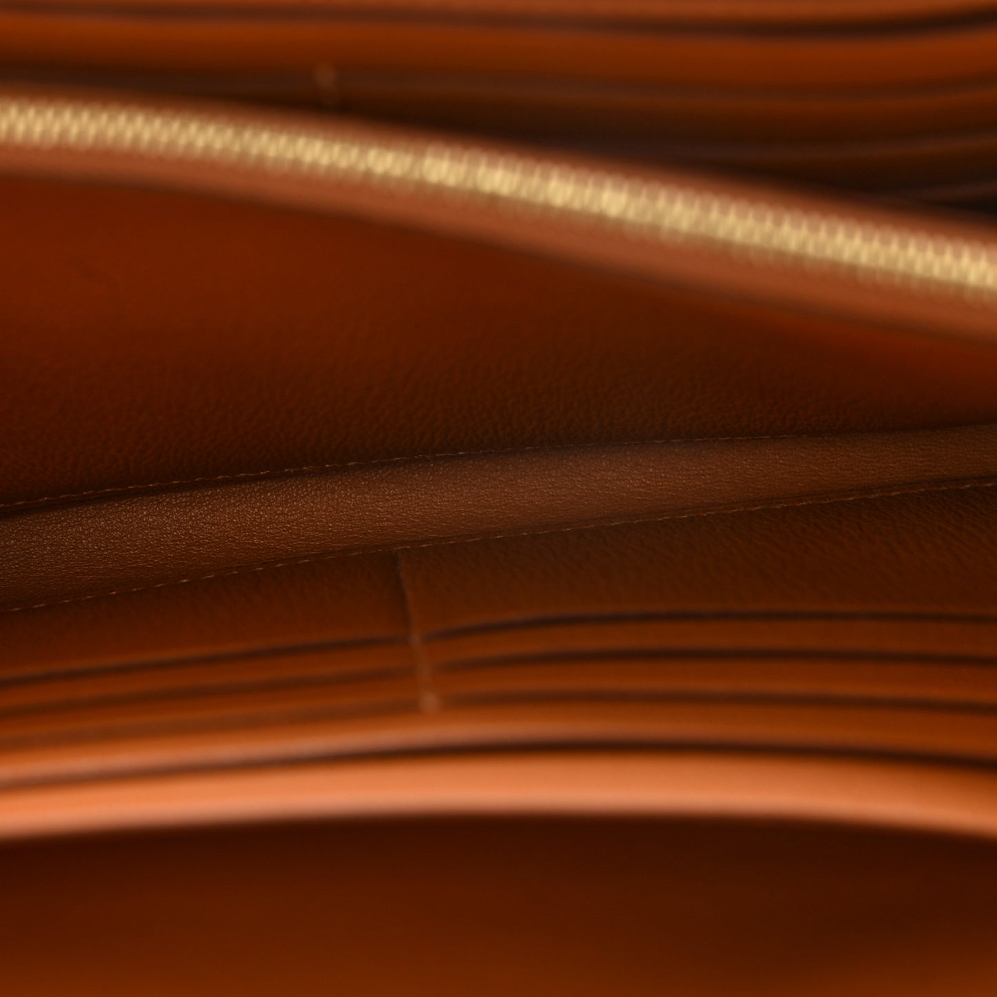 Matte Alligator Constance Long Wallet Fauve