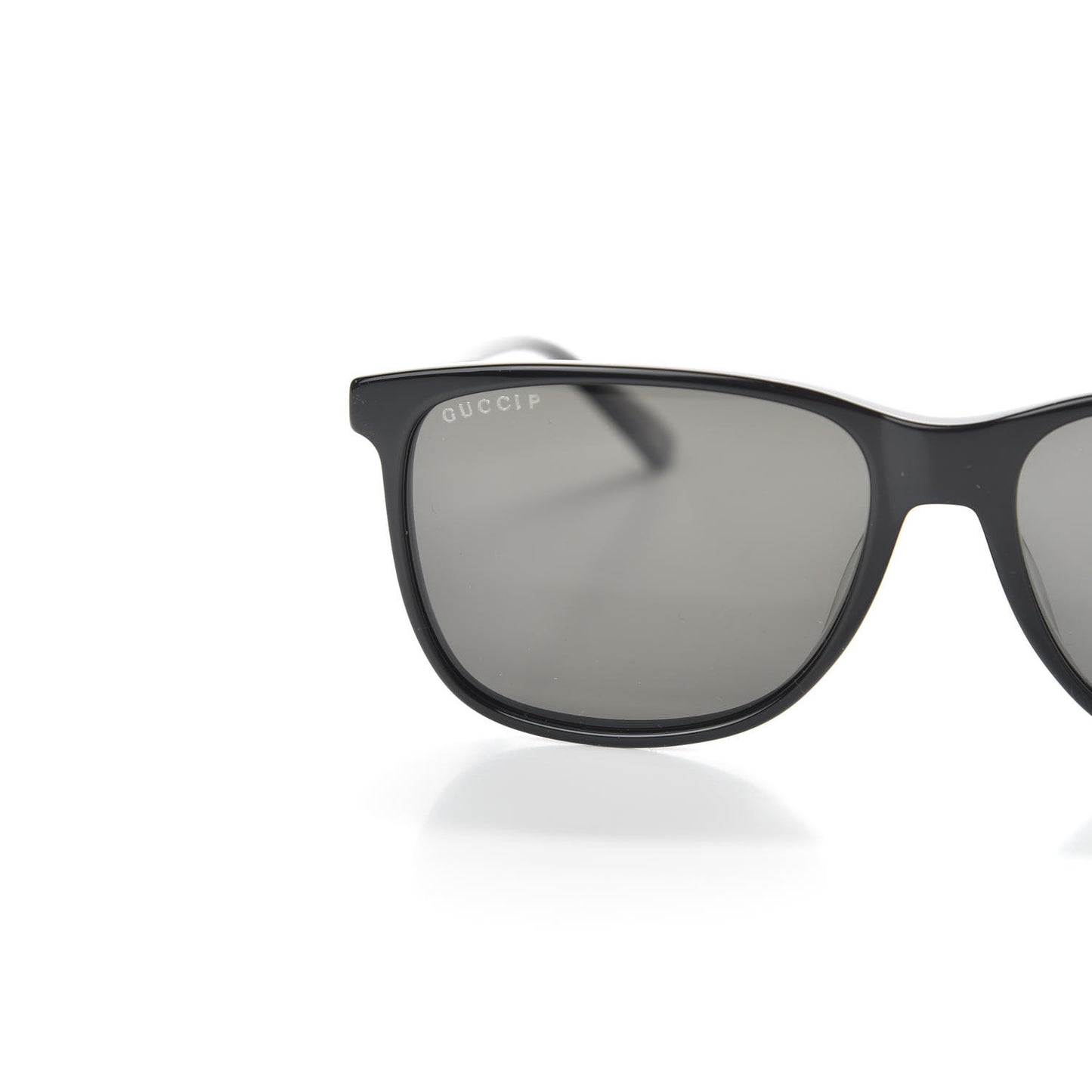 Square Frame GG0017S Sunglasses Black Grey