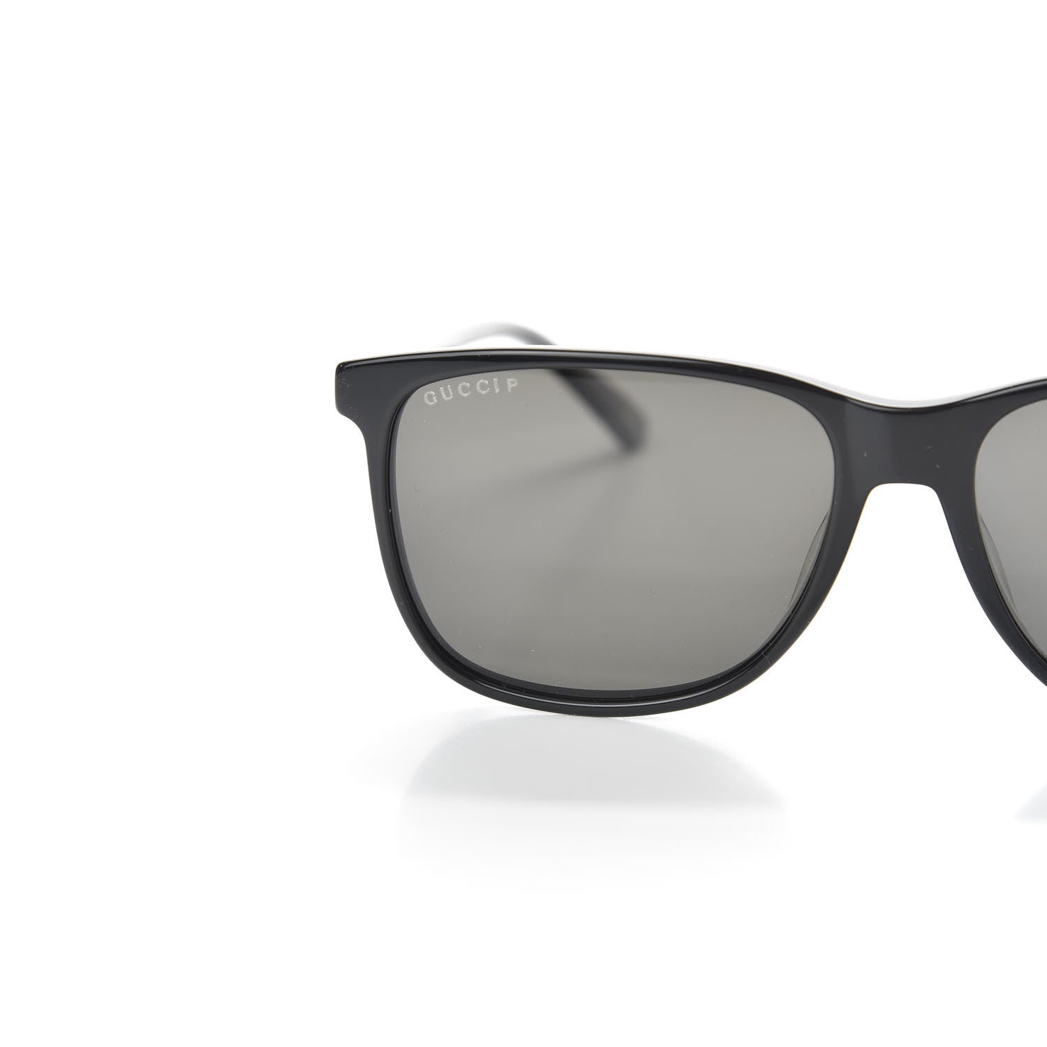 Gucci Square Frame GG0017S Sunglasses Black Grey 7 of 7