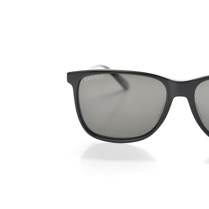 Gucci Square Frame GG0017S Sunglasses Black Grey 7 of 7