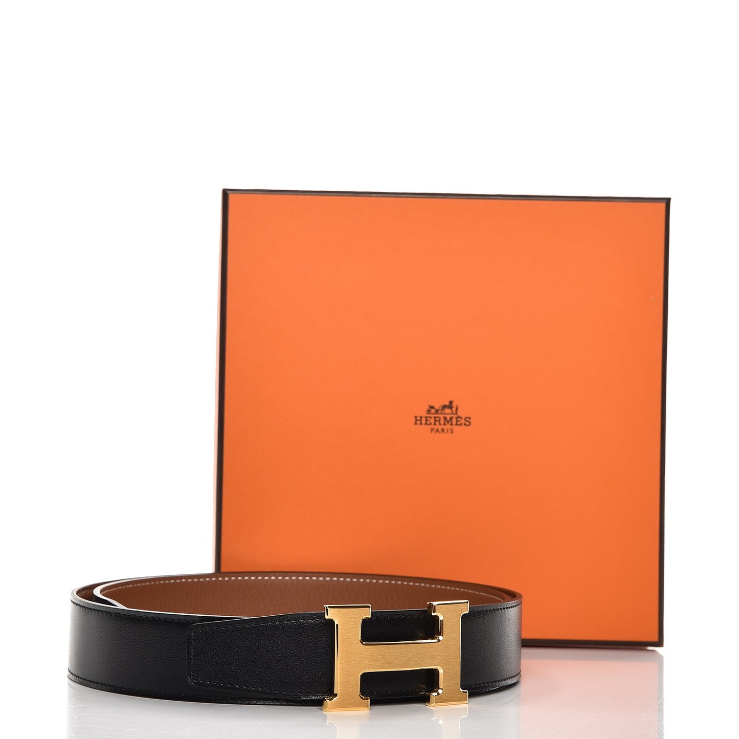 Box Togo 32mm H Belt 90 Black Gold