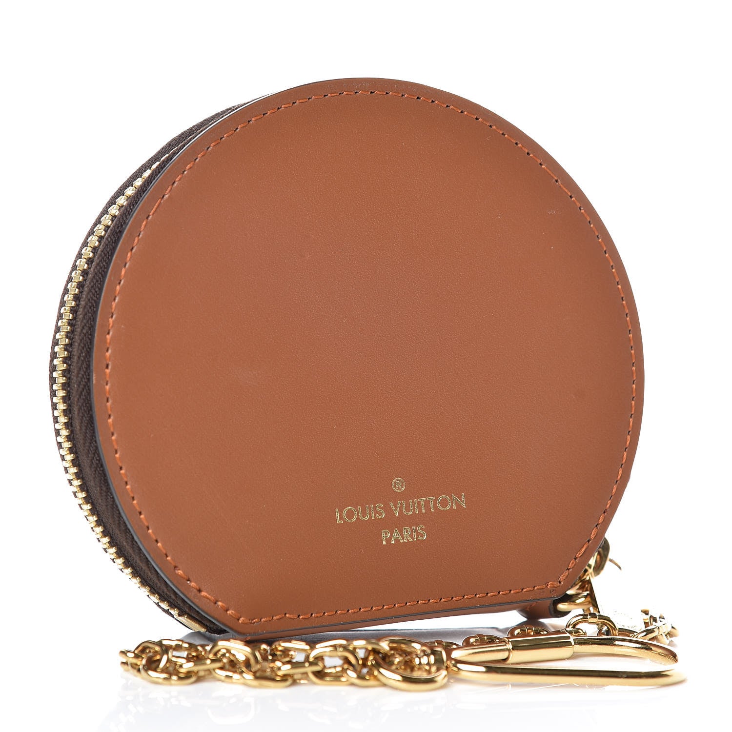 Louis Vuitton Calfskin Catogram Micro Boite Chapeau Marron 3 of 8