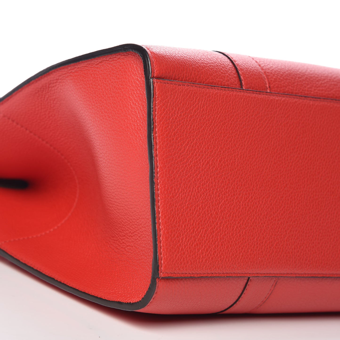 Small Classic Grain Calfskin New Bayswater Fiery Red