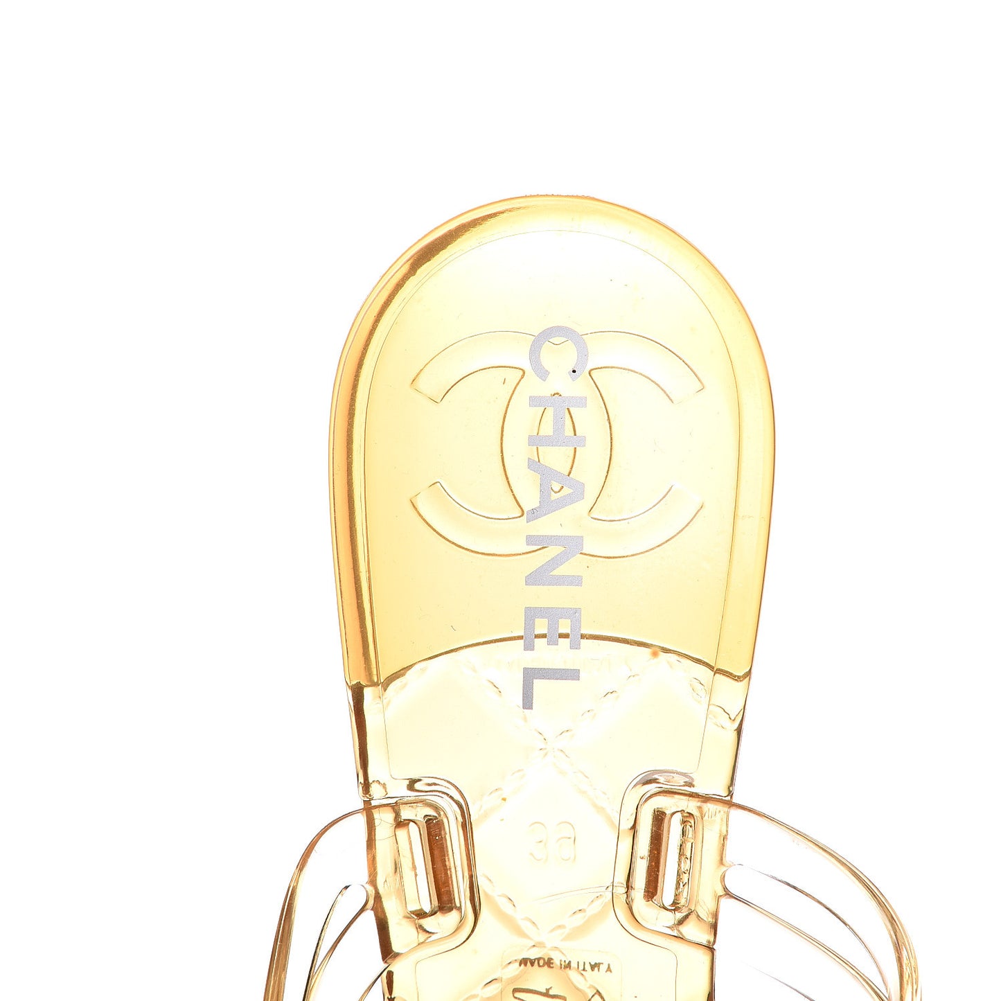 Jelly Camellia Thong Sandals 39 Rose Clair