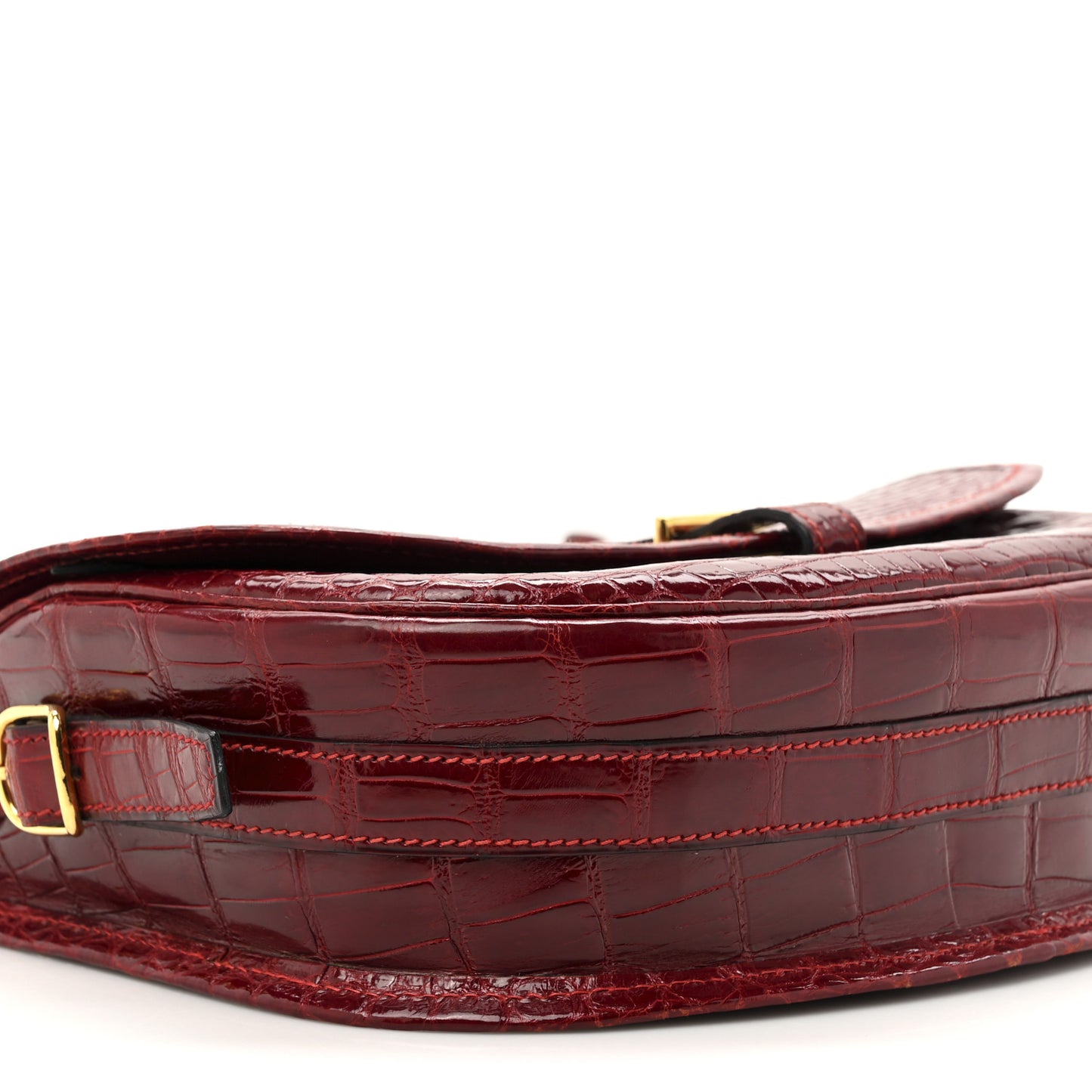 Crocodile Porosus Balle De Golf Rouge Vif