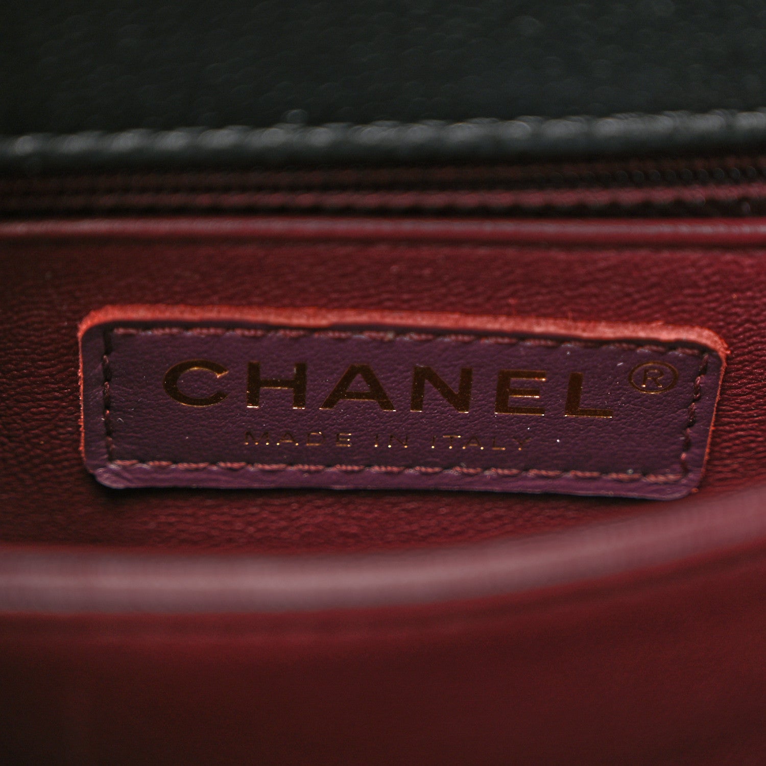 Chanel Caviar Lizard Embossed Quilted Mini Coco Handle Flap Black 6 of 10