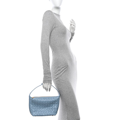 Bottega Veneta Calfskin Nappa Intrecciato Mini Wallace Ice 2 of 11
