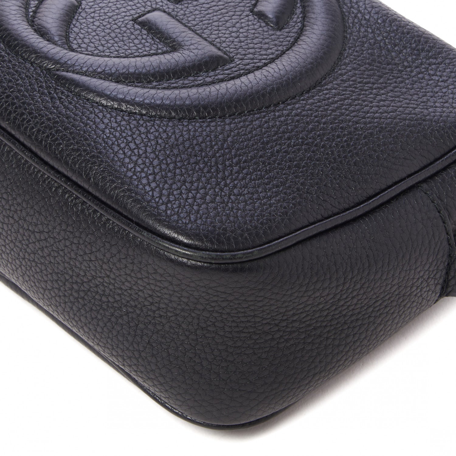 Gucci Pebbled Calfskin Small Soho Disco Bag Black 5 of 9