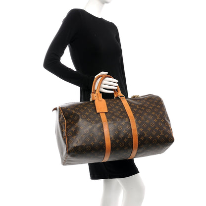 Louis Vuitton Monogram Keepall 50 2 of 9