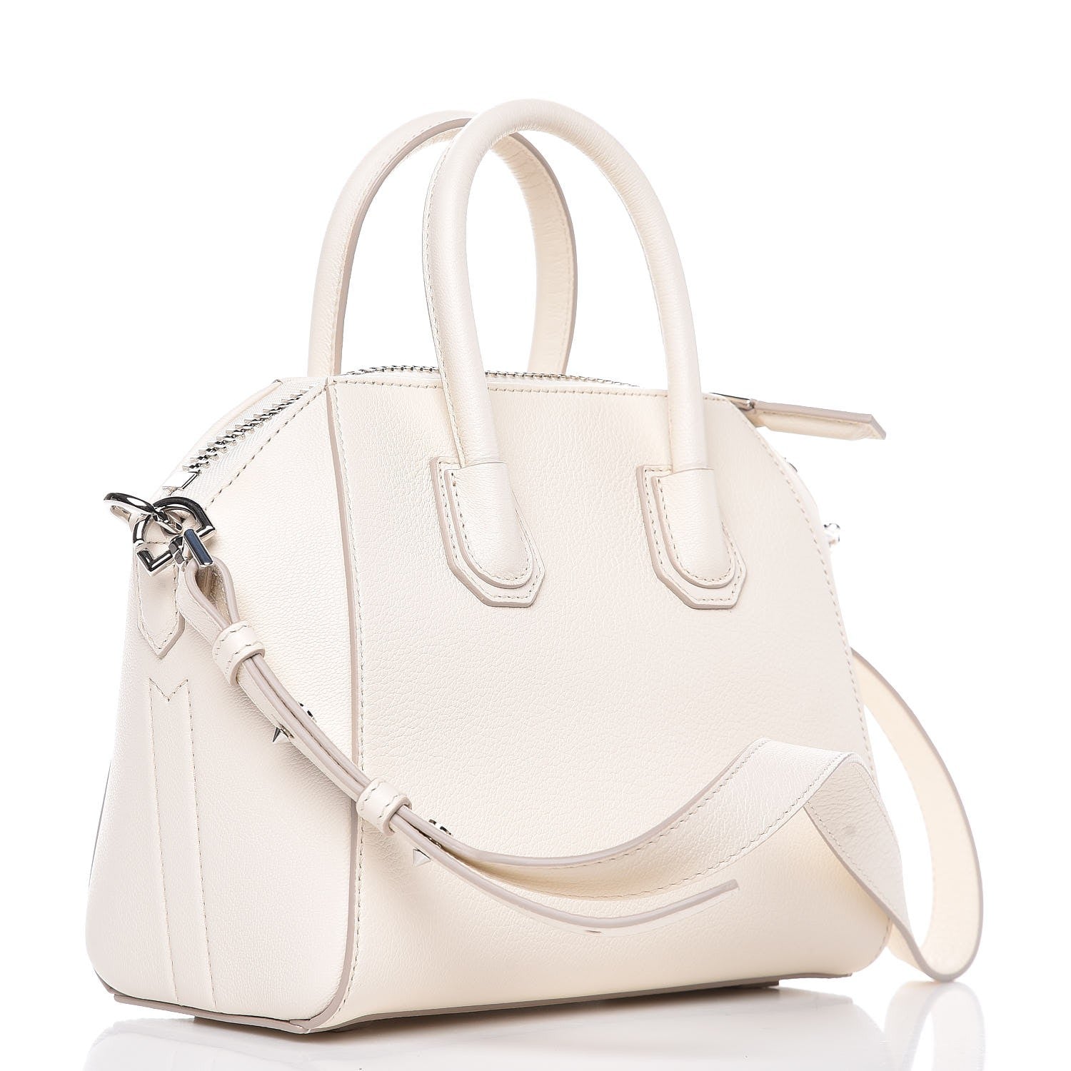 Givenchy Sugar Goatskin Mini Antigona Off White 4 of 17