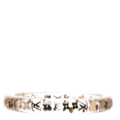 Louis Vuitton Resin Swarovski Medium Inclusion Bracelet PM Transparent 1 of 3