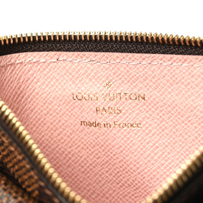 Louis Vuitton Damier Ebene Recto Verso Card Holder Rose Ballerine 7 of 8