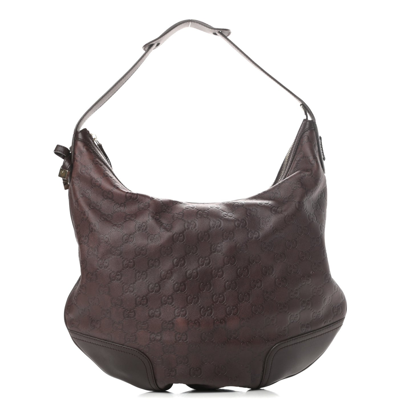 Guccissima Large Princy Hobo Dark Brown
