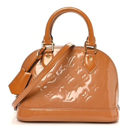 Louis Vuitton Vernis Alma BB Rose Velours 1 of 9