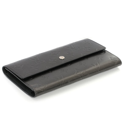 Louis Vuitton Mat Monogram Porte Tresor International Black 3 of 6