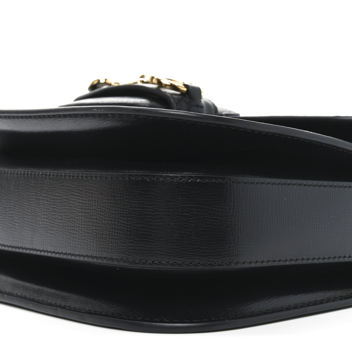 Gucci Azalea Calfskin Horsebit 1955 Shoulder Bag Black 10 of 10