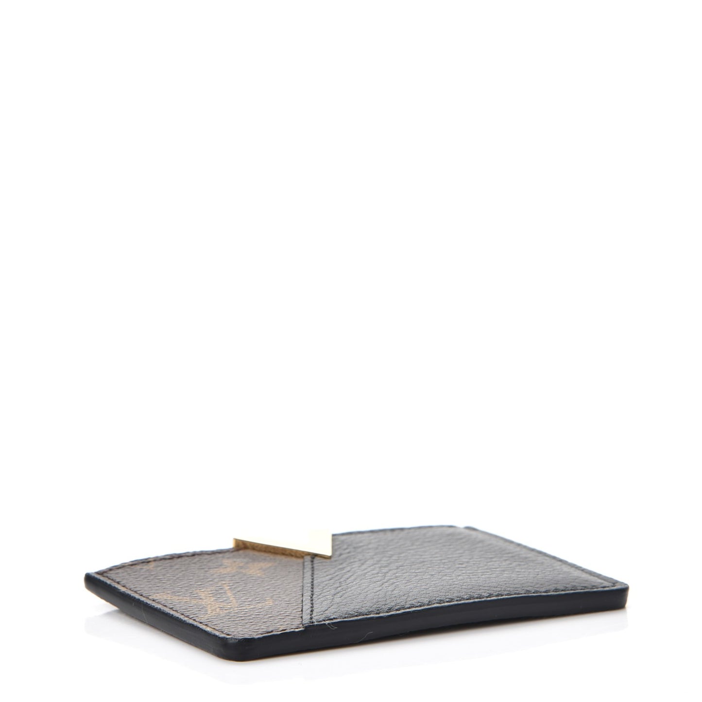 Monogram Calfskin Kimono Card Holder Black