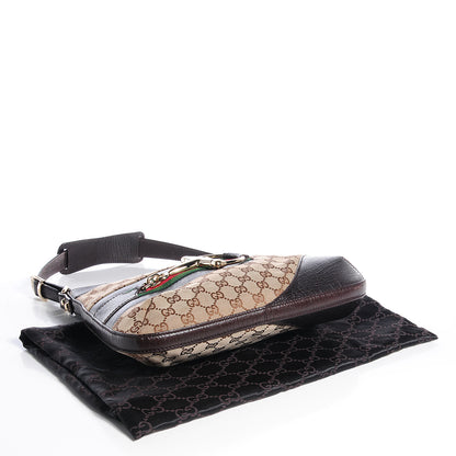 Gucci Monogram Hasler Hobo Dark Brown 4 of 7