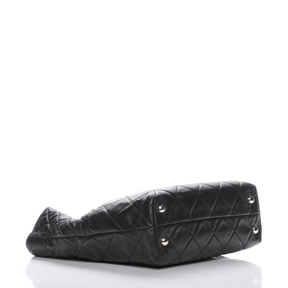 Chanel Calfskin Quilted In The Business North South Tote Black 4 of 7