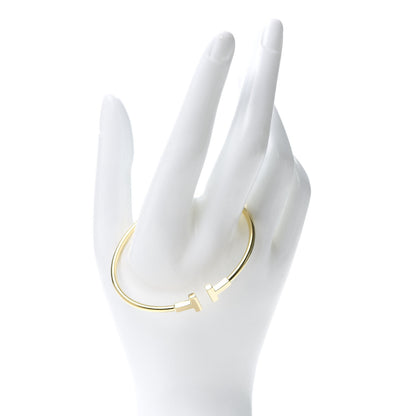 Tiffany 18K Yellow Gold T Wire Bracelet 2 of 5