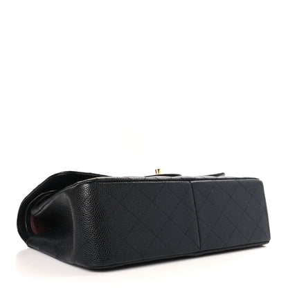 Chanel Caviar Quilted Jumbo Double Flap Black 4 of 8