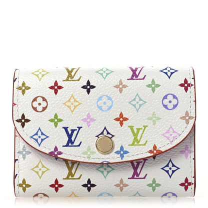 Louis Vuitton LV X TM Monogram Multicolor Rosalie Coin Purse White Kawaii Pink 1 of 7