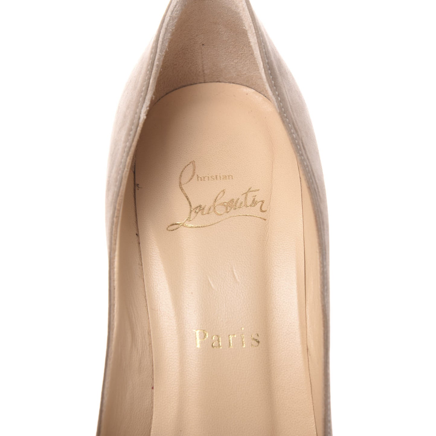 Veau Velours Pigalle 100 Pumps 39 Taupe Tirolo