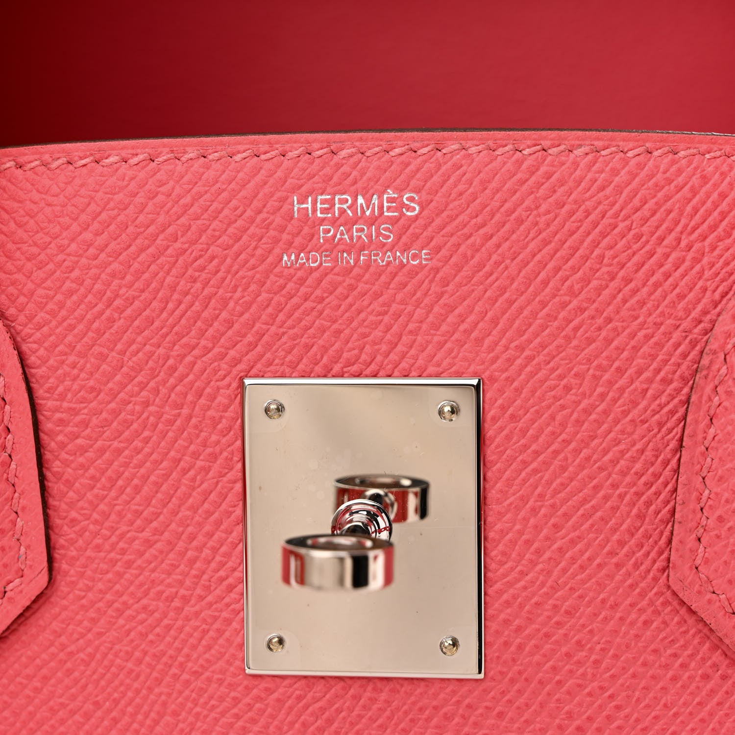 Hermes Epsom BIRKIN 30 Rose Azalee 6 of 15