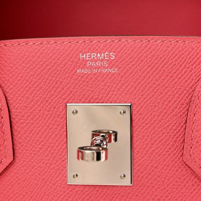 Hermes Epsom BIRKIN 30 Rose Azalee 6 of 15