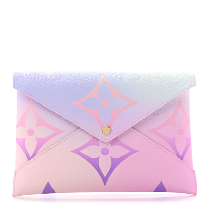 Louis Vuitton Monogram Giant Spring In The City Kirigami Pochette Set Sunrise Pastel Midnight Fuchsia Sunset Kaki 1 of 7