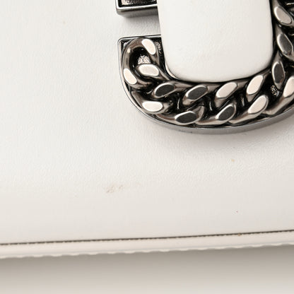 Marc Jacobs Calfskin Saint Marc Chain Wallet White 12 of 13