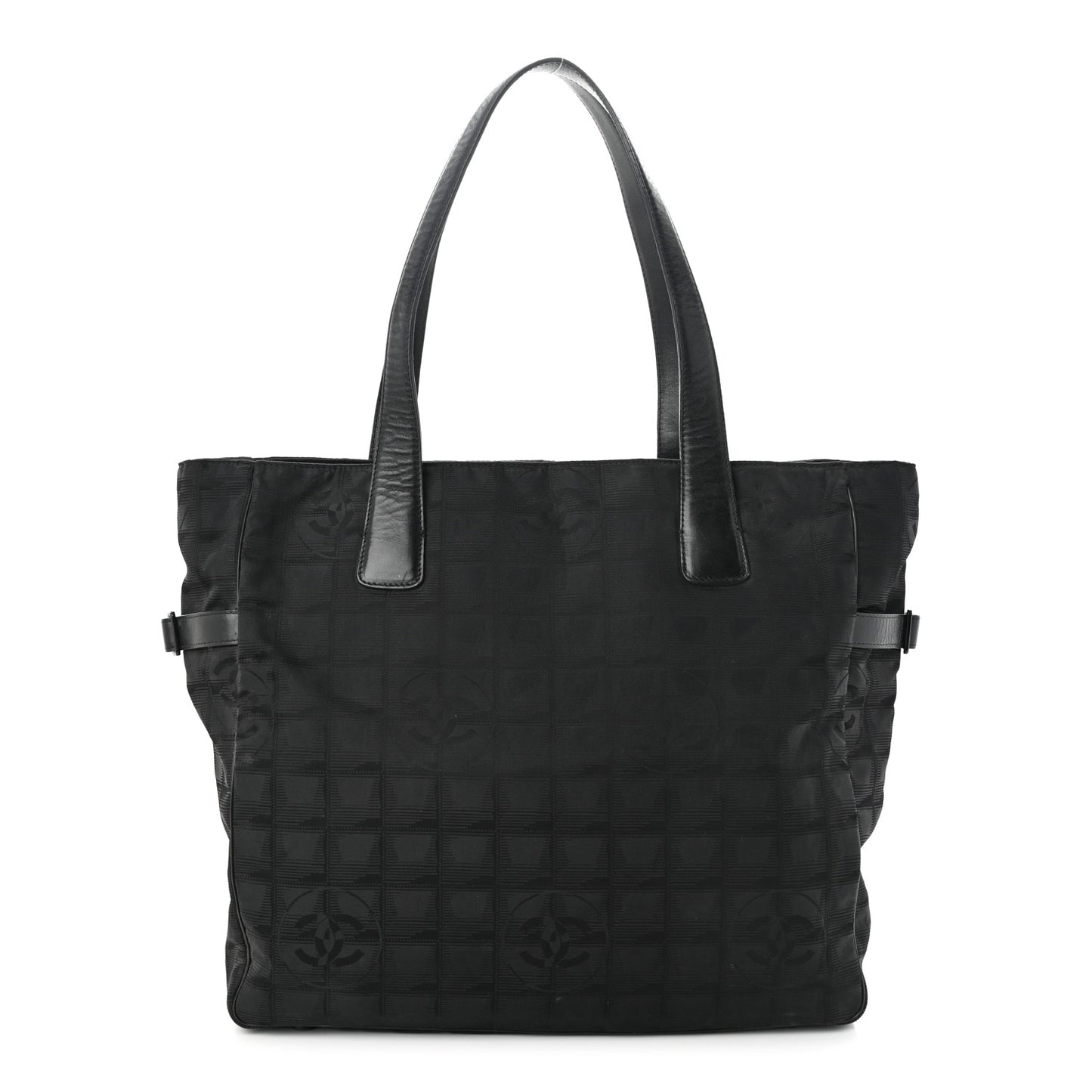 Nylon Medium Travel Tote Black