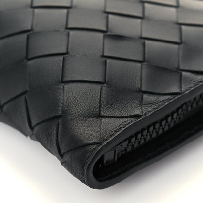 Bottega Veneta Nylon Nappa Intrecciato Convertible Tote Khaki Black 18 of 21
