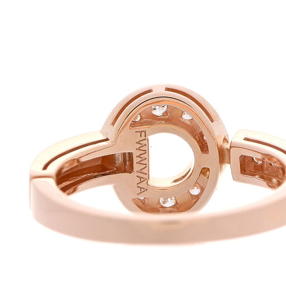 Bulgari 18K Rose Gold Diamond BVLGARI BVLGARI Ring 52 6 5 of 5