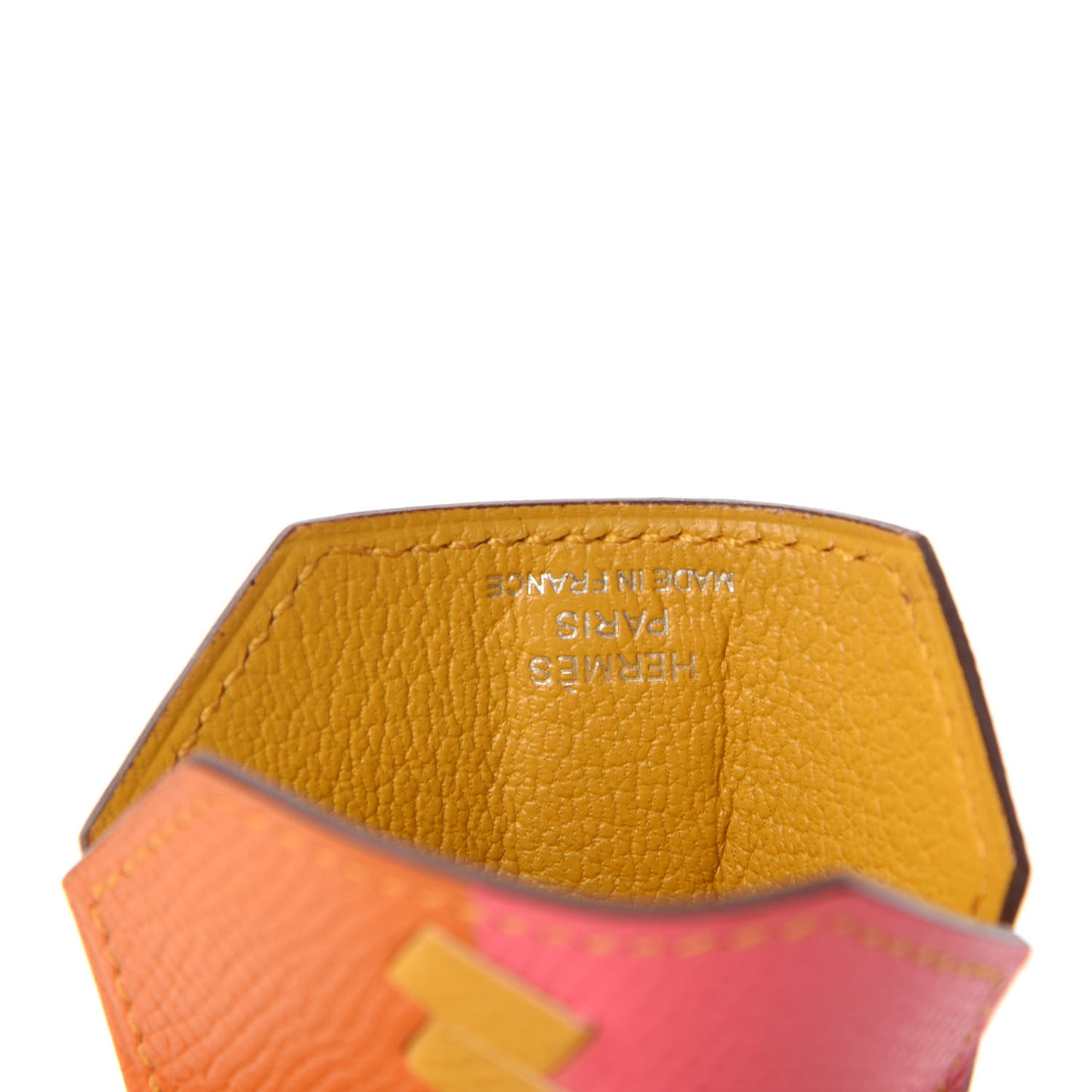 Epsom Clochette Cles Charm Rose Azalee Abricot Jaune Ambre