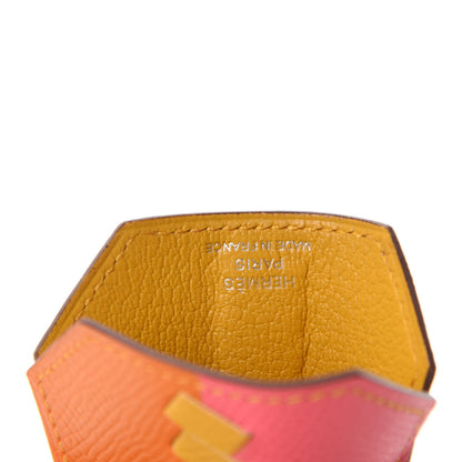 Hermes Epsom Clochette Cles Charm Rose Azalee Abricot Jaune Ambre 3 of 3