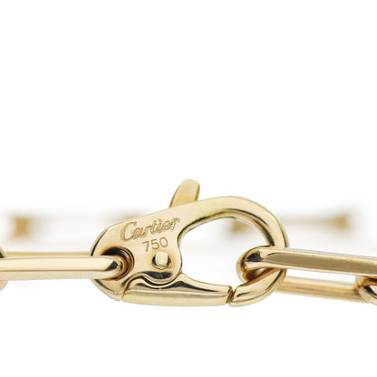 Cartier 18K Yellow Gold Santos de Cartier Link Chain Bracelet 4 of 4