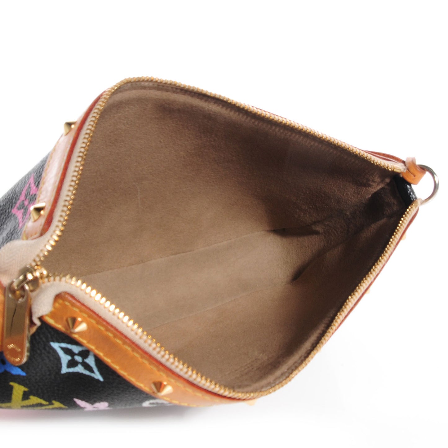 Monogram Multicolor Pochette Accessories Black