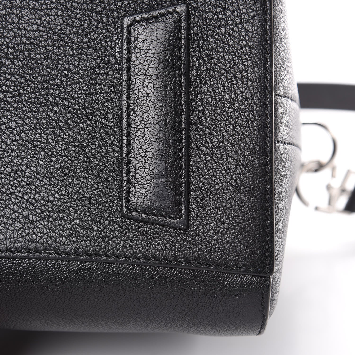 Givenchy Sugar Goatskin Striped Small Antigona Black Red 14 of 14