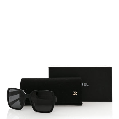 Chanel Acetate Square Sunglasses 5408 Black 8 of 8